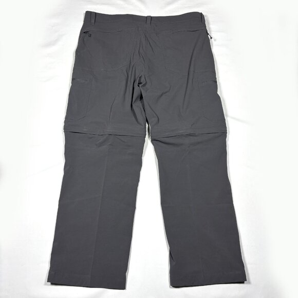 Lot of 2 L.L Bean Gray Nylon Lightweight Hiking Outdoor Travel Pants Mens 40X30 - Picture 2 of 16